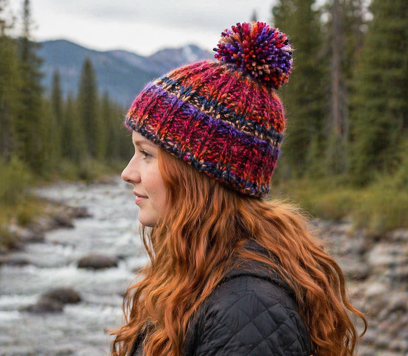 Easy Ribbed Beanie Knitting Pattern