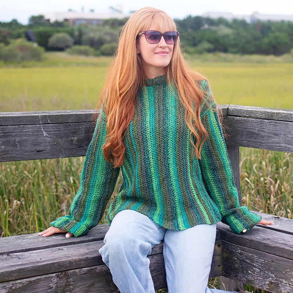 Side-to-Side Crochet Sweater Pattern