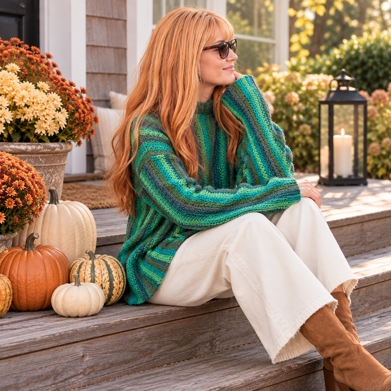Side-to-Side Crochet Sweater Pattern