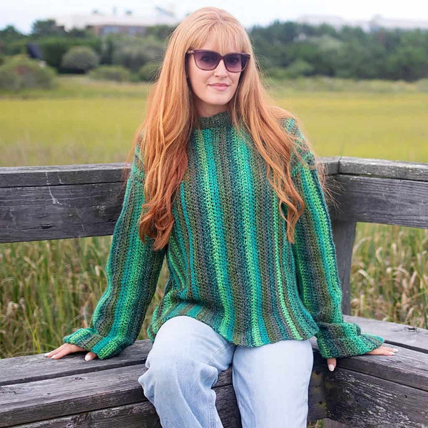 Side-to-Side Crochet Sweater Pattern