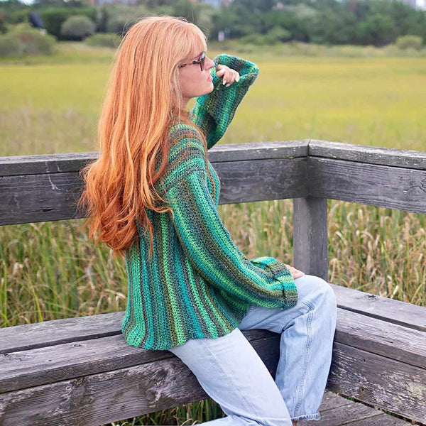 Side-to-Side Crochet Sweater Pattern
