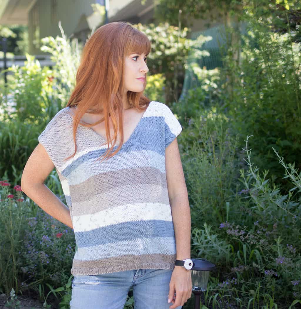 Easy Summer Sweater Knitting Pattern