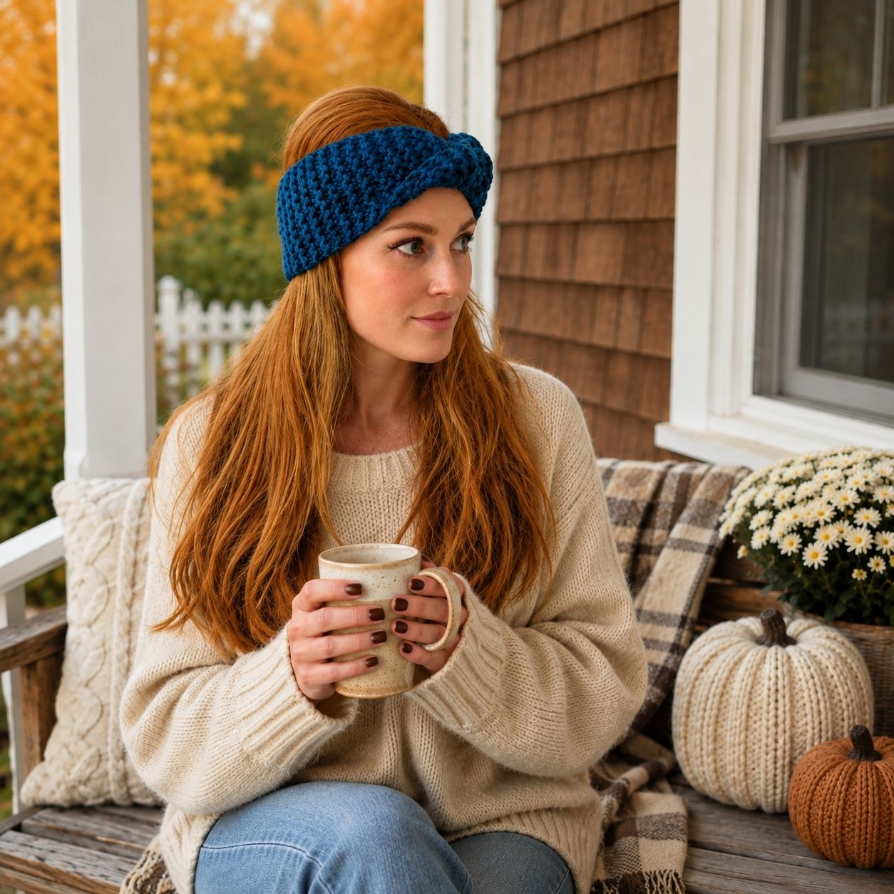 Super Bulky Garter Stitch Headband Knitting Pattern