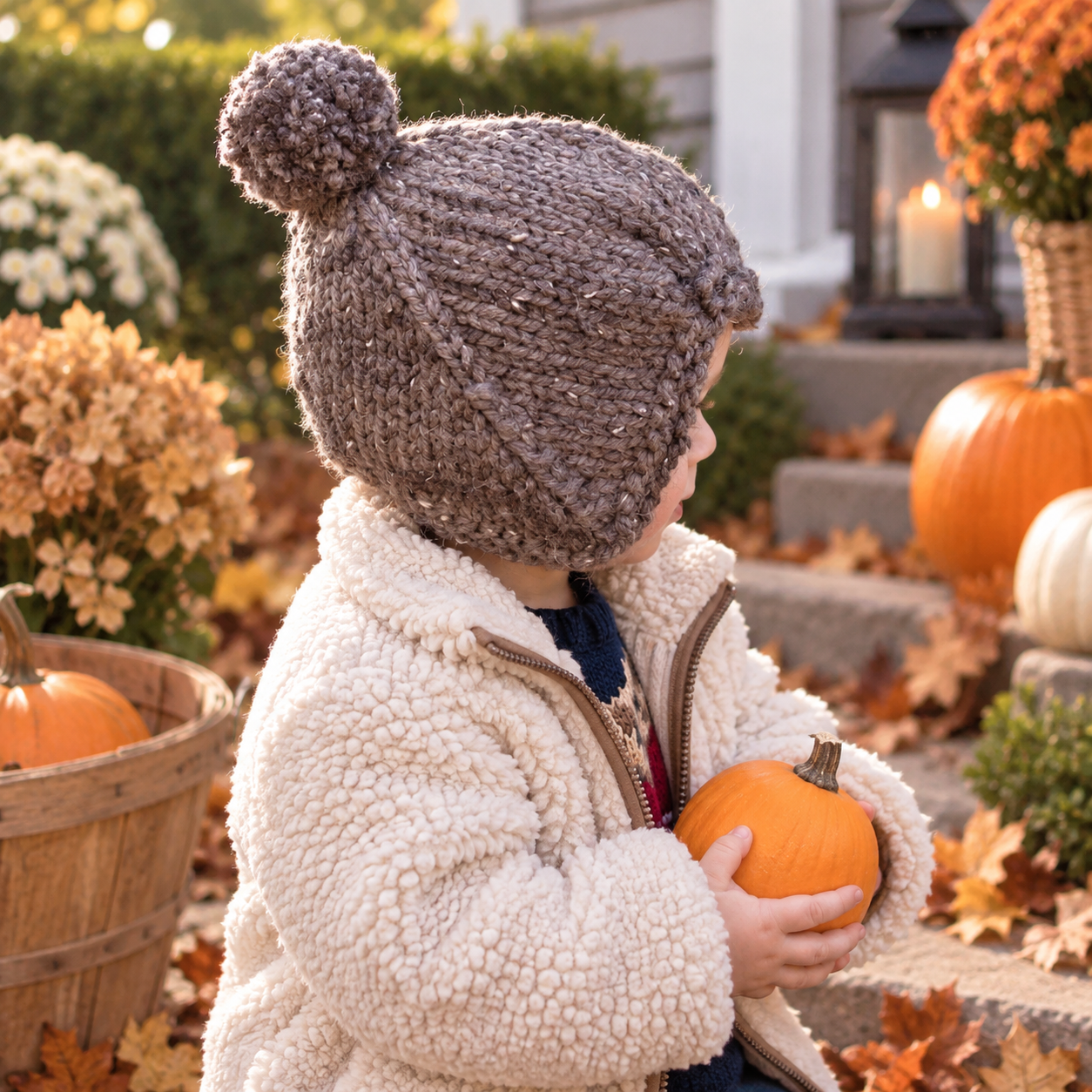 Super Bulky Toddler Ear Flap Hat Knitting Pattern