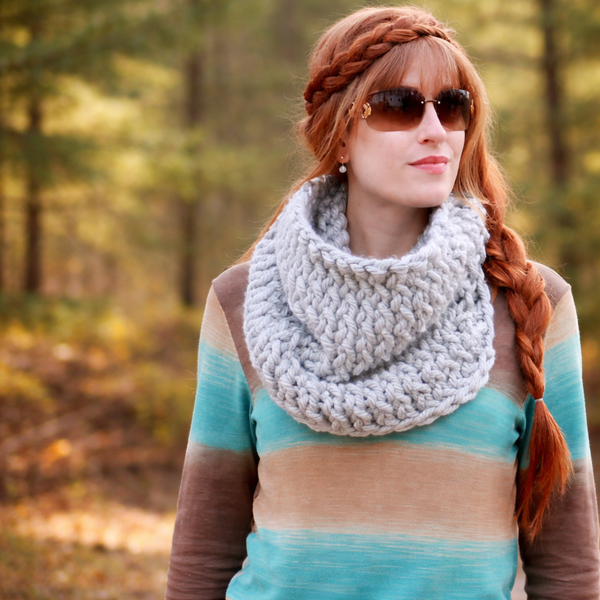 Super Chunky Cowl Knitting Pattern