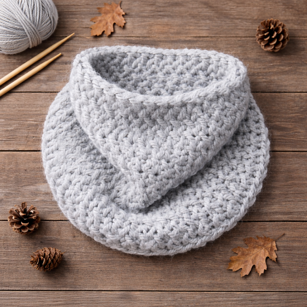 Super Chunky Cowl Knitting Pattern