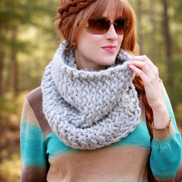 Super Chunky Cowl Knitting Pattern