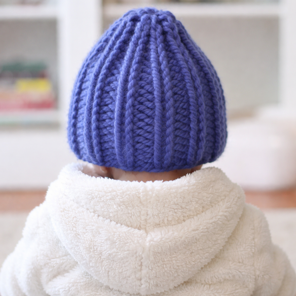 Easy Baby Beanie Knitting Pattern