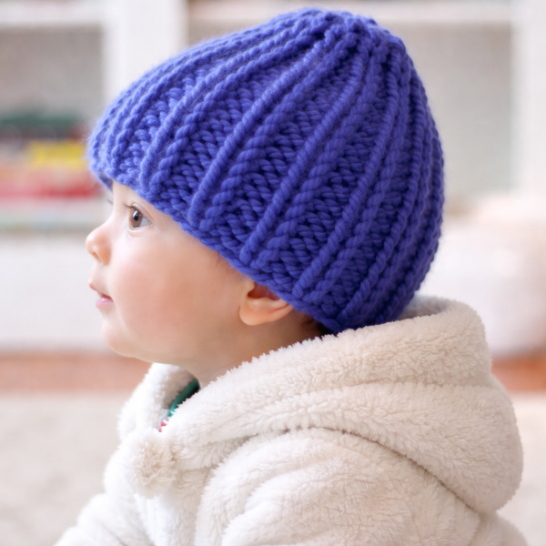 Easy Baby Beanie Knitting Pattern