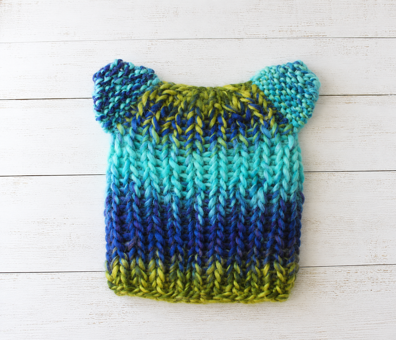 Toddler Bear Hat Knitting Pattern