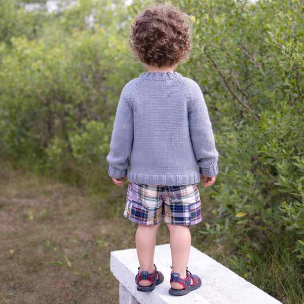 Easy Cotton Toddler Sweater Knitting Pattern