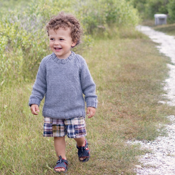 Easy Cotton Toddler Sweater Knitting Pattern