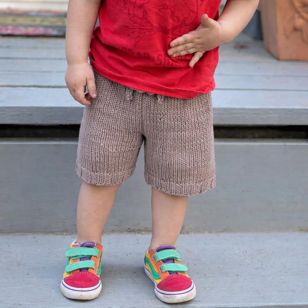 Easy Toddler Shorts Knitting Pattern
