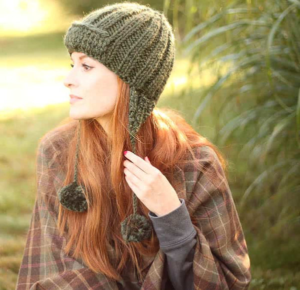 Easy Trapper Hat Knitting Pattern