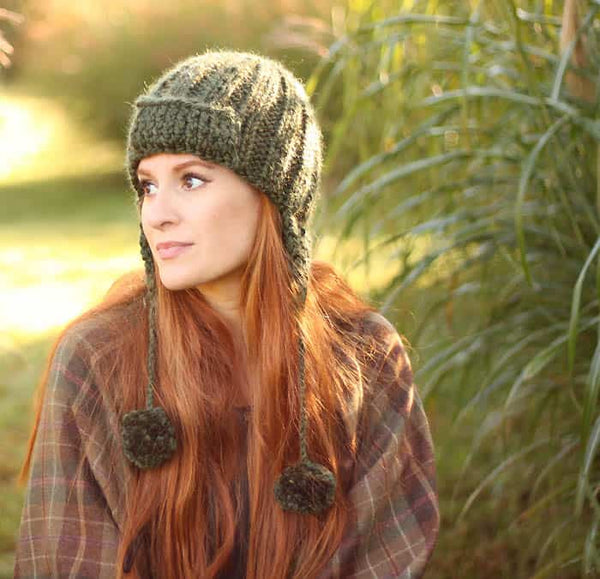 Easy Trapper Hat Knitting Pattern