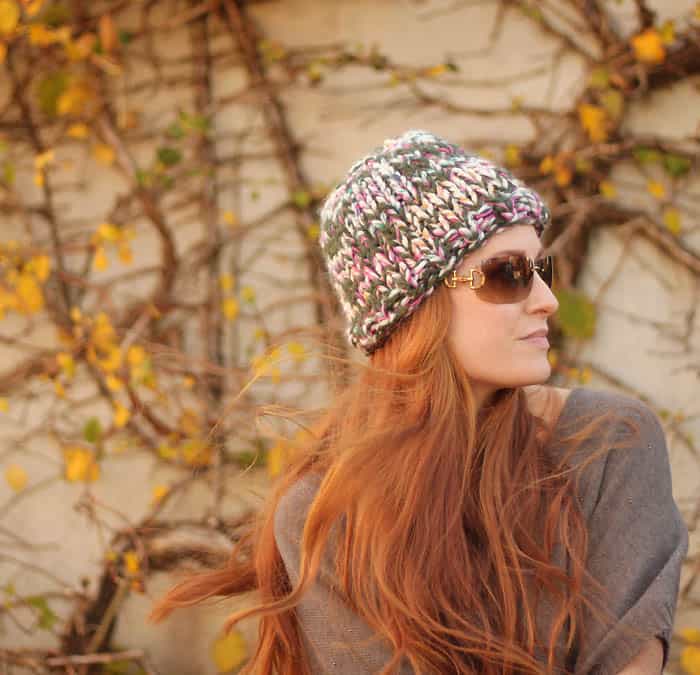 Triple Knit Hat Knitting Pattern