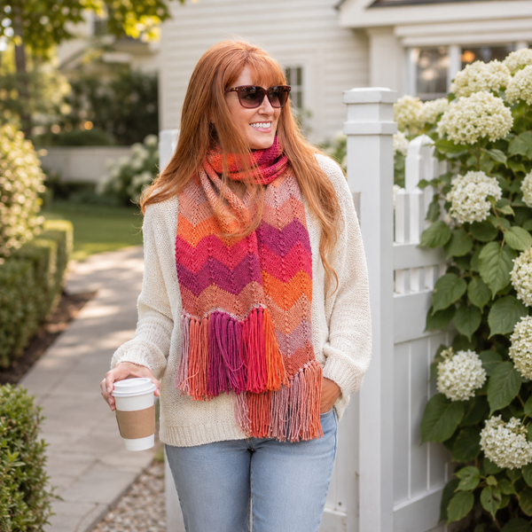 Easy Wave Scarf Knitting Pattern