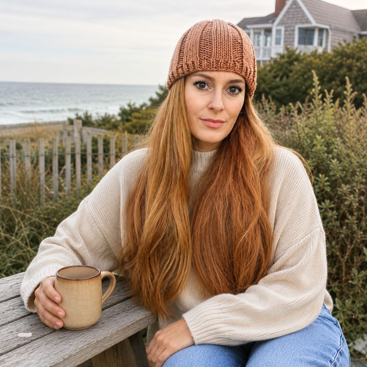 Women’s Wide Rib Beanie Knitting Pattern