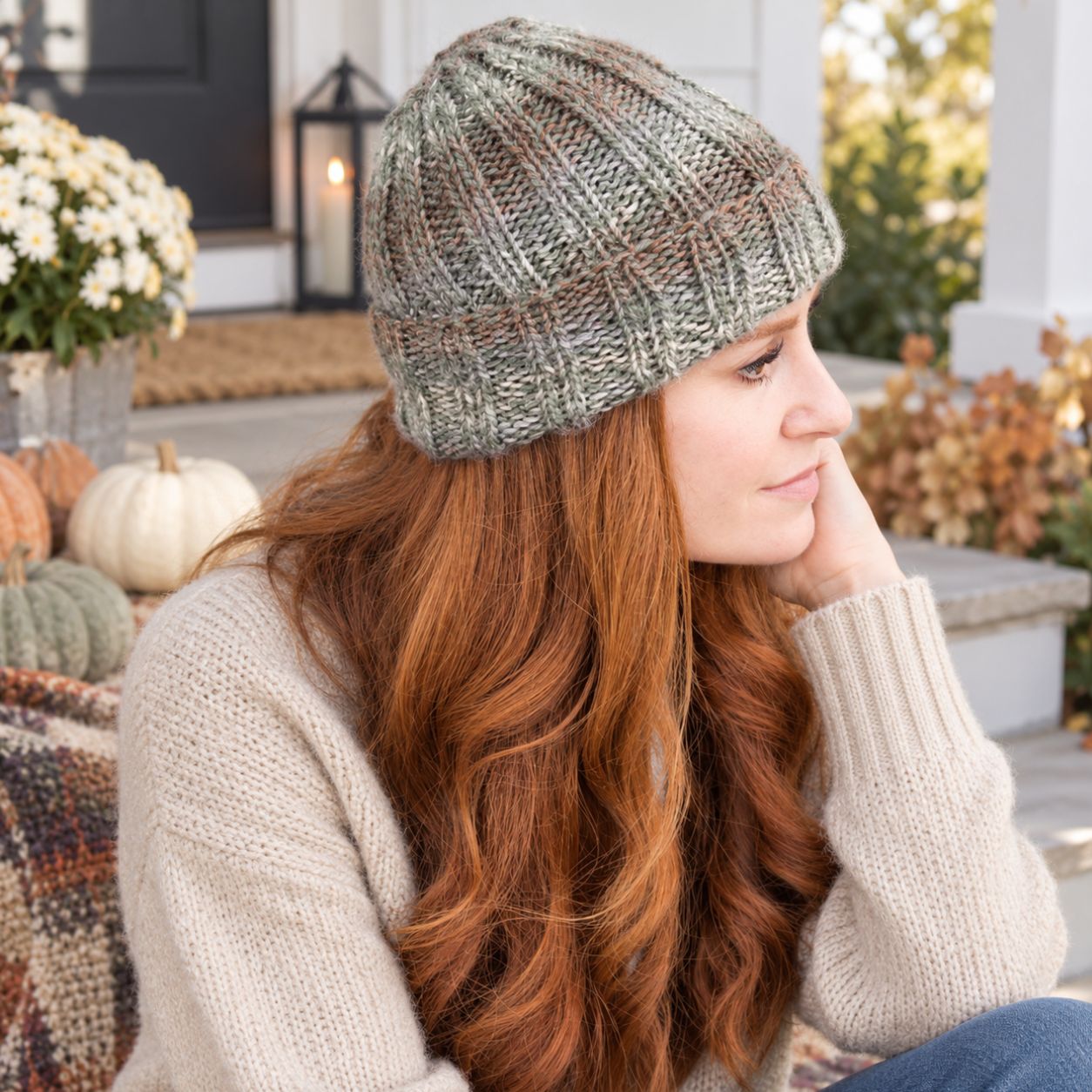 Women’s Flat Knit Hat Free Pattern