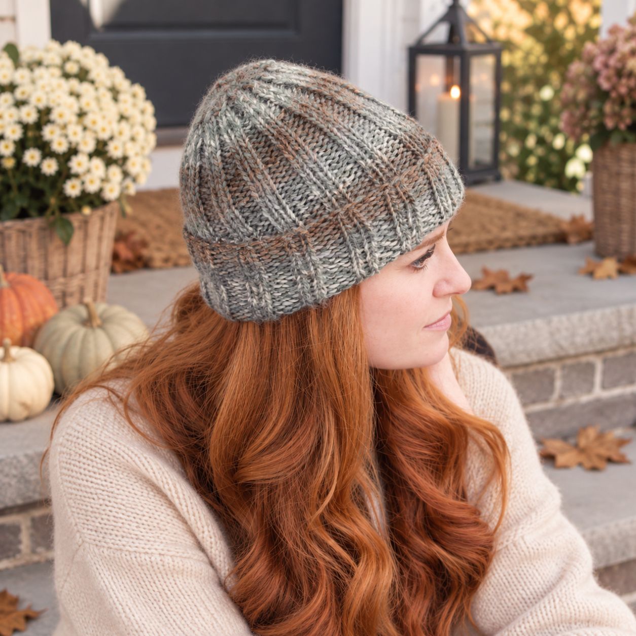 Women’s Flat Knit Hat Free Pattern