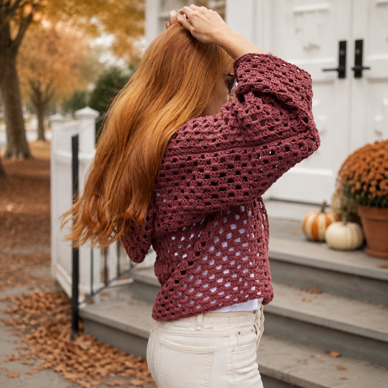 Crochet Hexagon Sweater Pattern