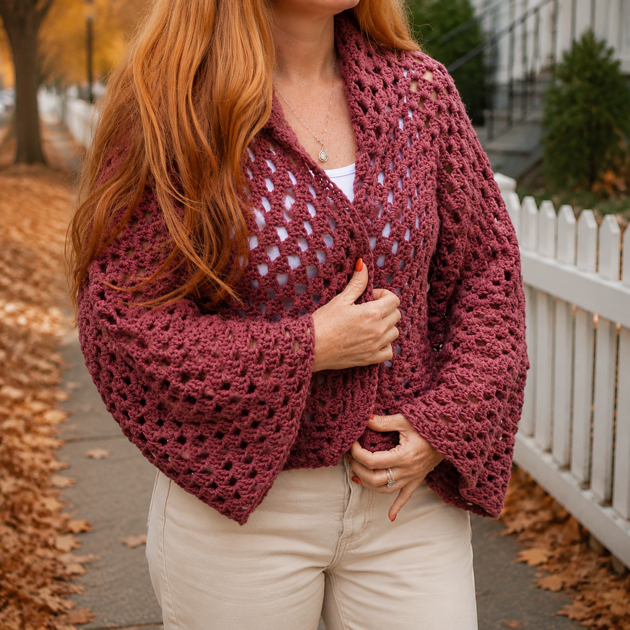 Crochet Hexagon Sweater Pattern