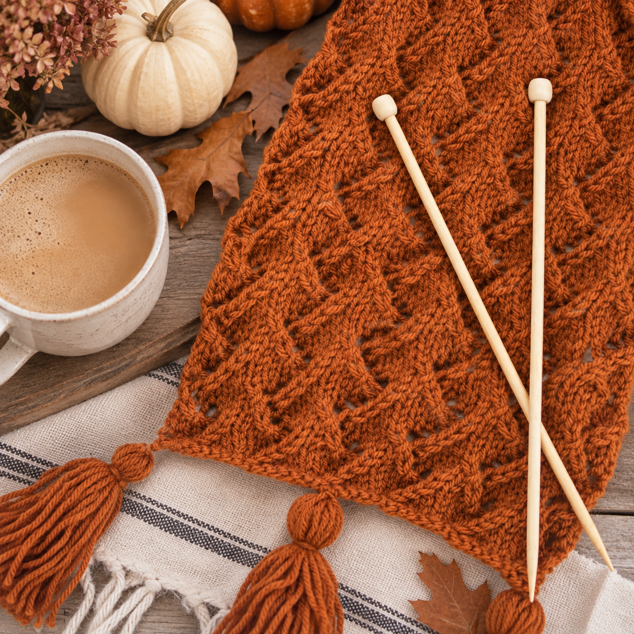 Easy Zig Zag Scarf Knitting Pattern