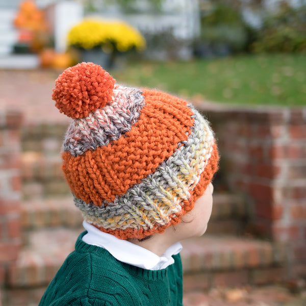 Kid's Beginner Flat Knit Hat