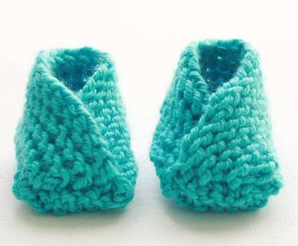 Easiest Baby Booties Ever Knitting Pattern