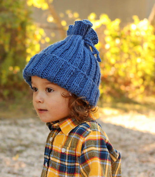 Easiest Kids Hat Knitting Pattern – Gina Michele Knitting