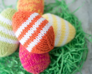Flat Knit Easter Eggs