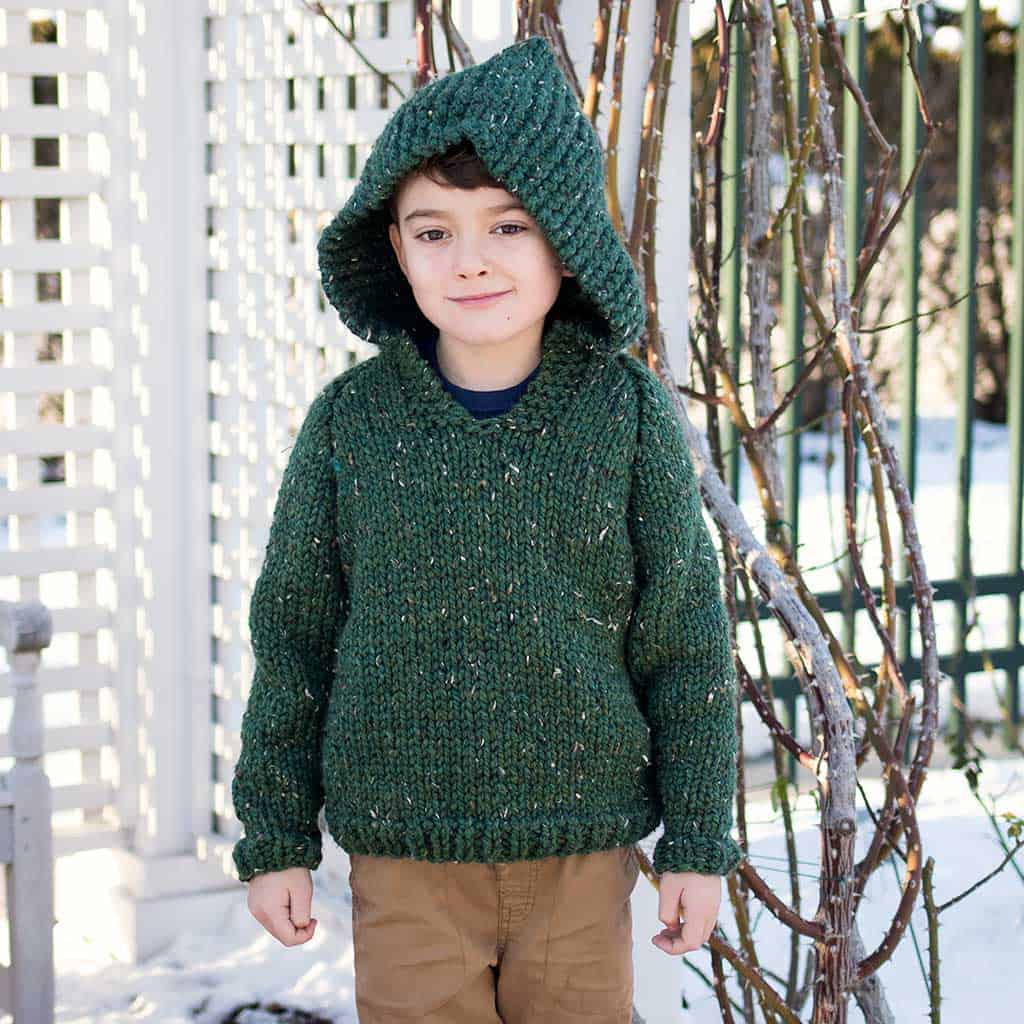 Easy Kids Super Bulky Sweater – Gina Michele Knitting