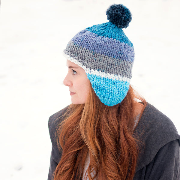 Flat Knit Thick & Quick Hat
