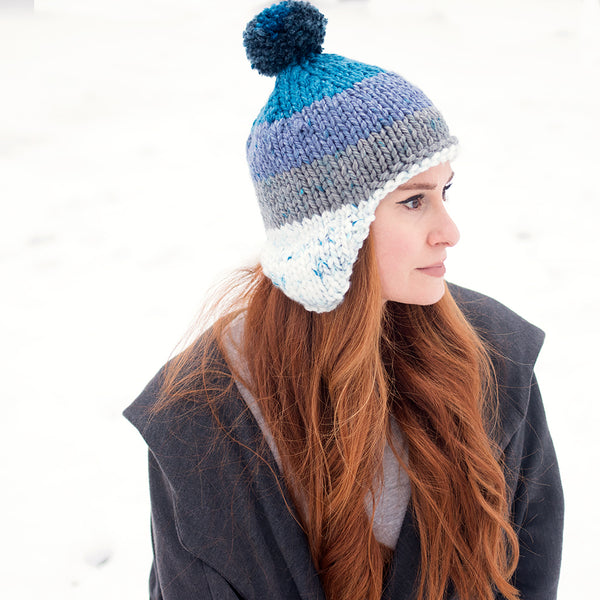 Flat Knit Thick & Quick Hat