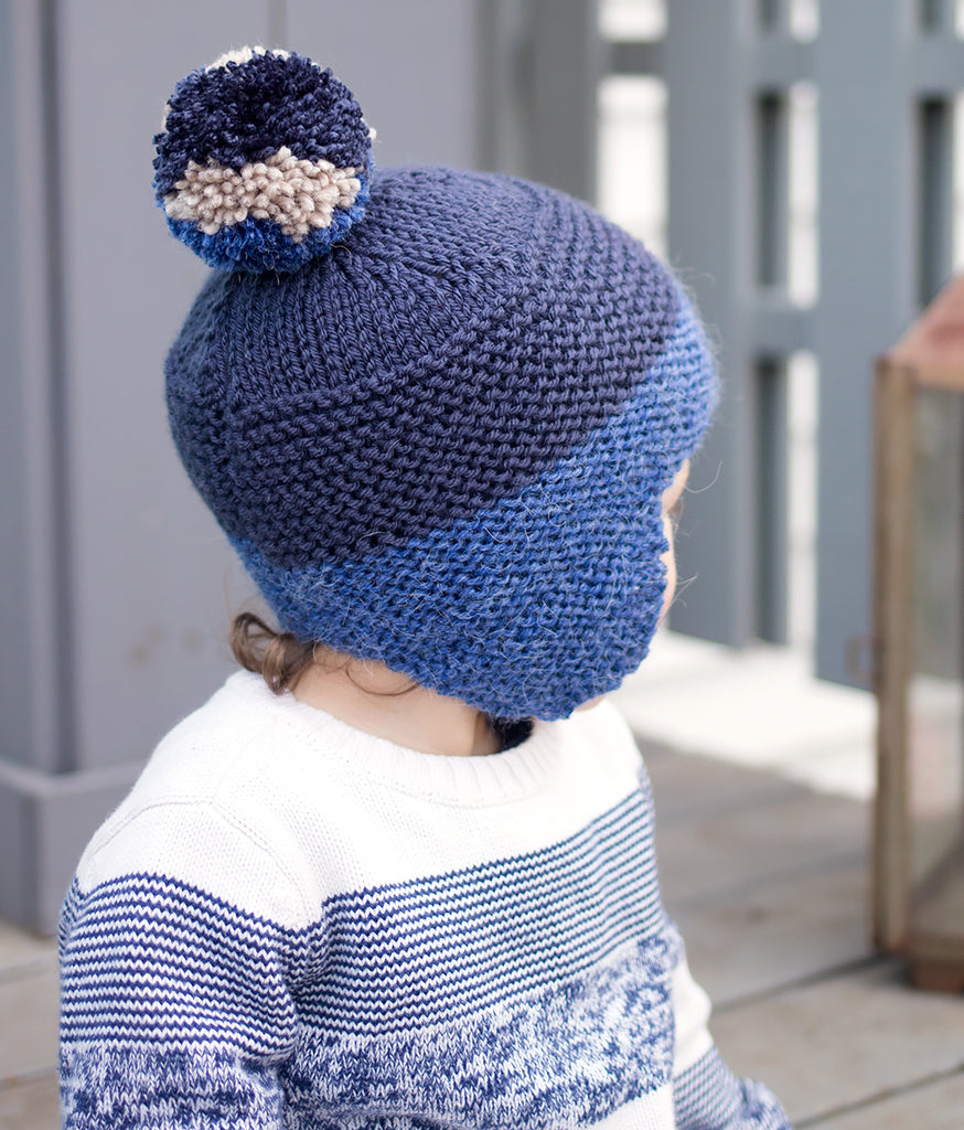 Flat Knit Toddler Ear Flap Hat โ Gina Michele Knitting