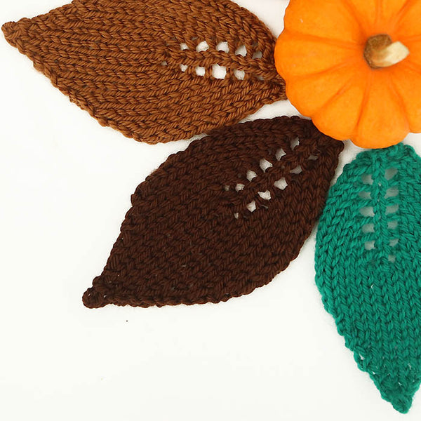 Easy Leaf Knitting Pattern