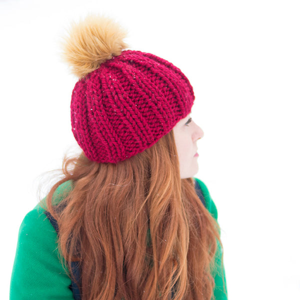 Thick & Quick Beanie Knitting Pattern