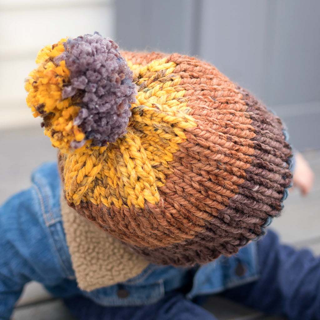 1 Hour Kids Hat Knitting Pattern – Gina Michele Knitting