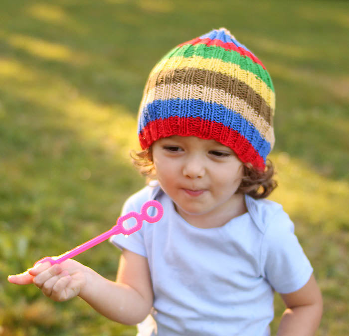 Cotton Slouch Hat Knitting Pattern